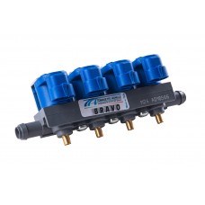 Форсунки Tomasetto IT01 BRAVO 4 цил., пластик. корпус, 1.8 Ohm с жиклерами D1,50 мм