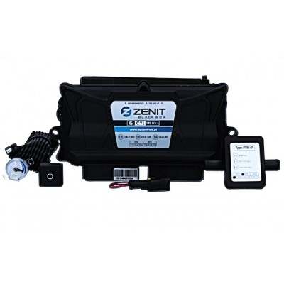 Электроника 6ц. Zenit Black Box (блок, жгут проводов, датч. давления, переключатель, датч. t редуктора, датч. t газа)