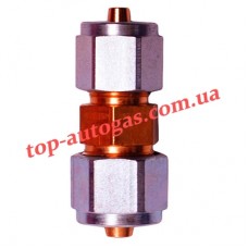 Соединитель трубки термопластик d6х8 (пропан)