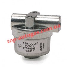 Фильтр жидкой фазы газа Certools d8/8, F701, с бумажным сменным фильтром, пропан