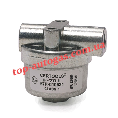 Фильтр жидкой фазы газа Certools d8/8, F701, с бумажным сменным фильтром, пропан