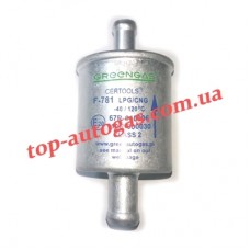 Фильтр тонкой очистки газа GREEN GAS - 14/11, однораз, алюминий,(бульпрен)