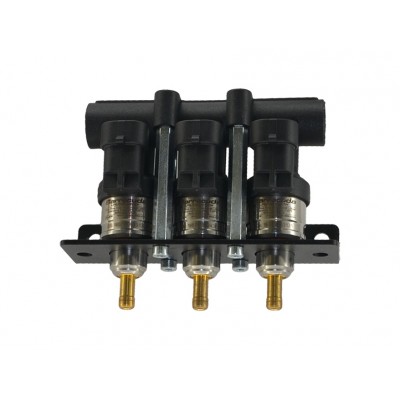 Форсунки 3ц. BARRACUDA в рейке, (1,9 Ом), 120 NL/min