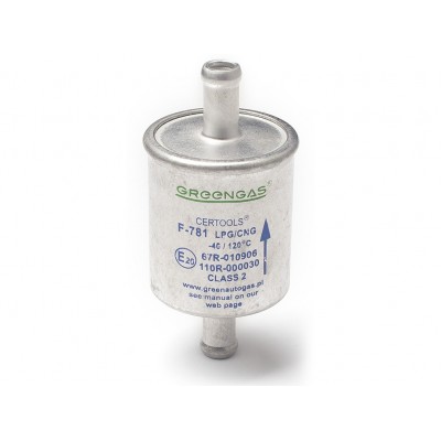 Фильтр тонкой очистки газа GreenGas - 14/14, F 781-С, одноразовый.(бульпрен)